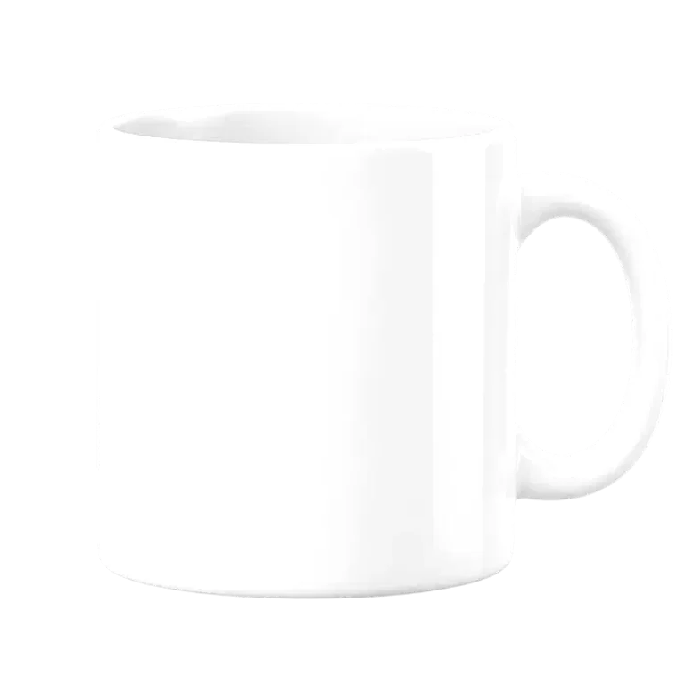Ceramic Mug blank in White
