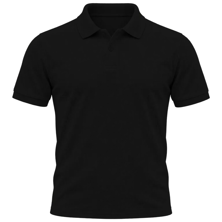Classic Piqué Polo blank in Black