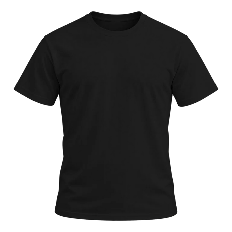 Tri-Blend Tee blank in Tri-Black
