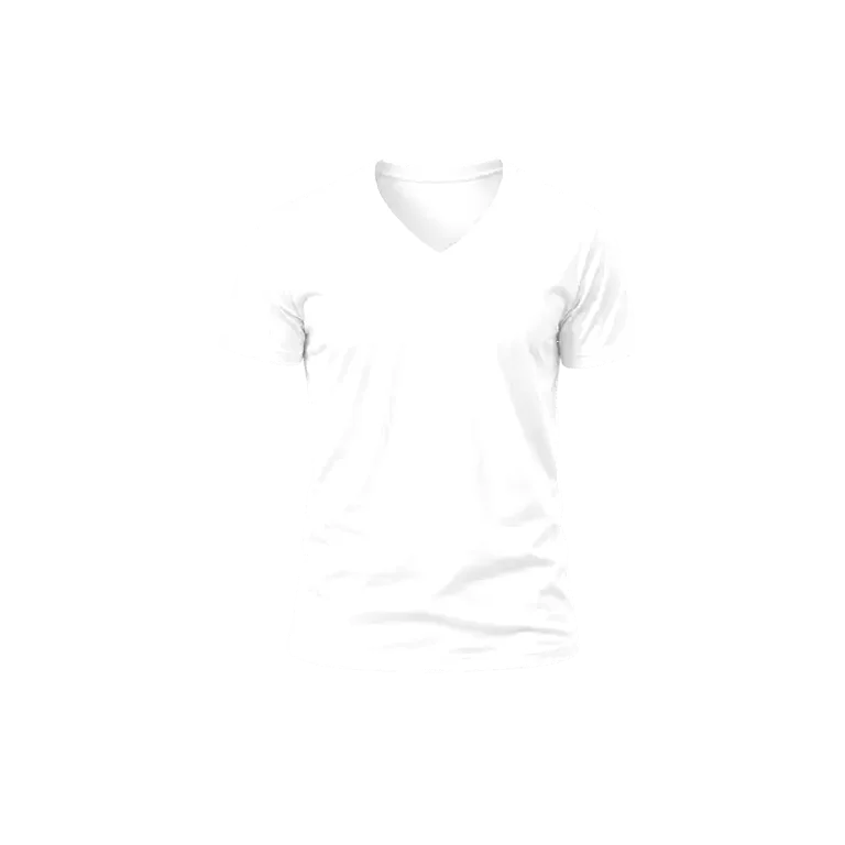 V-Neck Tee blank in White