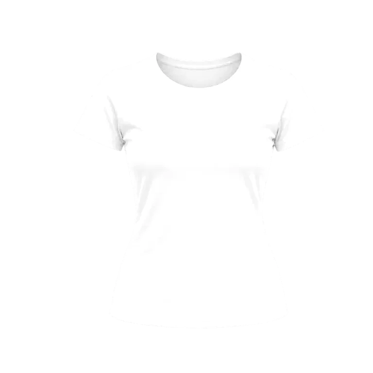 Women's Fitted Tee blank in White